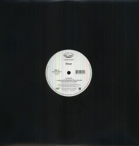 Incompleteby Sisqo (Vinyl Record)
