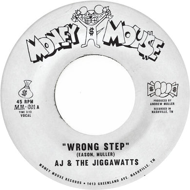 Wrong Step B/w Karma Is A Bitchby A.J. & the Jiggawatts (Vinyl Record)