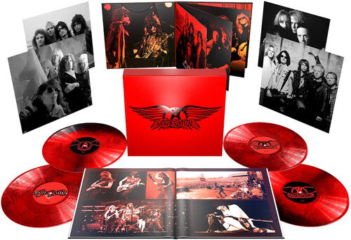 Greatest Hits - Super Deluxe Edition on Red Colored Vinylby Aerosmith (Vinyl Record)