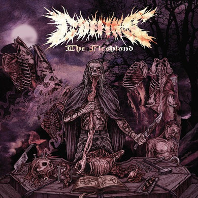 Fleshland - Limited Violet & Hot Pink with Violet, Pink & Bone White Splatter Colored Vinylby Coffins (Vinyl Record)