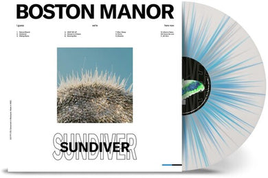 Sundiver - White Sky Blue Grey Splatterby Boston Manor (Vinyl Record)
