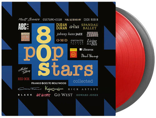 80s Pop Stars Collected / Various - Limited 180-Gram Red & Silver Colored Vinylby 80s Pop Stars Collected / Various (Vinyl Record)