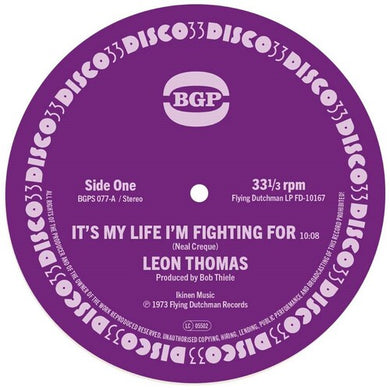 It's My Life I'm Fighting For / Shape Your Mind To Dieby Thomas, Leon (Vinyl Record)