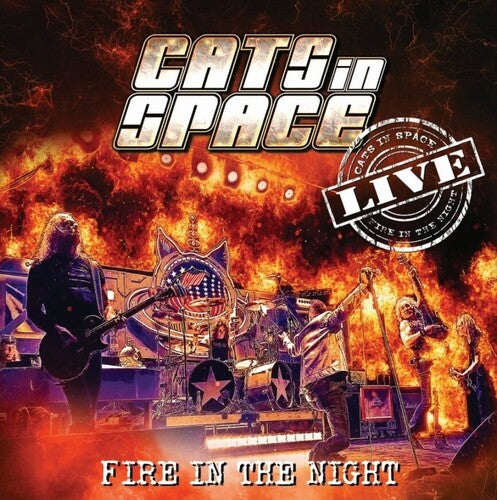 Fire In The Night: Live - White Vinylby Cats in Space (Vinyl Record)