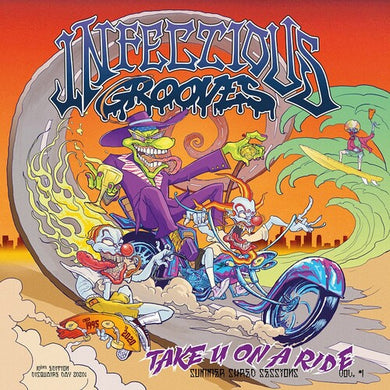 Take U on a Ride (EP) - Green/Purple Splatter.by Infectious Grooves (Vinyl Record)