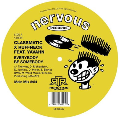 Everybody Be Somebodyby Classmatic vs Ruffneck (Vinyl Record)