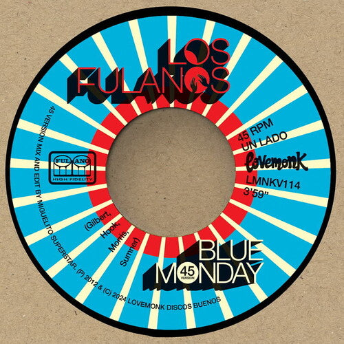 Blue Mondayby Los Fulanos (Vinyl Record)