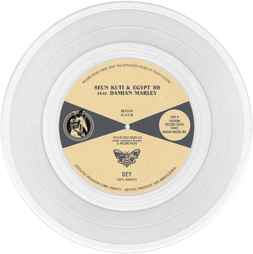 Dey / Dey (Instrumental)by Kuti, Seun / Egypt 80 / Marley, Damian (Vinyl Record)