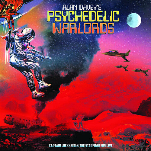 Captain Lockheed and the Starfighters Live! - Yellowby Alan Davey's Psychedelic Warlords (Vinyl Record)