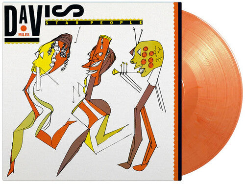 Star People - Limited 180-Gram Orange & White Marble Colored Vinylby Davis, Miles (Vinyl Record)