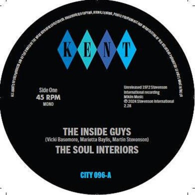 Inside Guys / My Friend Heartachesby Soul Interiors (Vinyl Record)