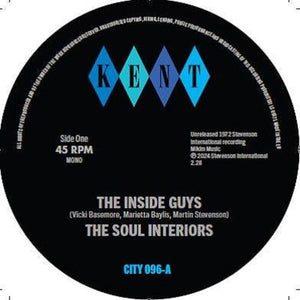 Inside Guys / My Friend Heartachesby Soul Interiors (Vinyl Record)