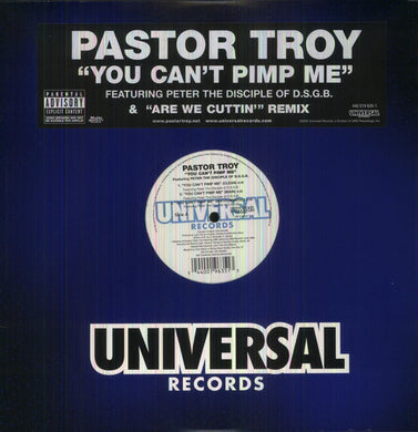 You Can't Pimp Meby Pastor Troy (Vinyl Record)