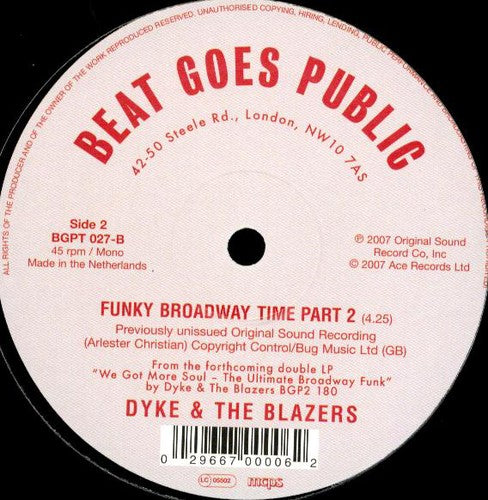 Dyke & Blazers: Let a Woman Be a Woman Let a Man Be a Man (12-Inch Single)