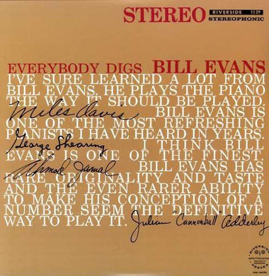 Bill Evans: Everybody Digs Bill Evans (Vinyl LP)