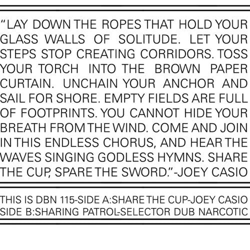 Joey Casio: Share the Cup / Sharing Patrol (7-Inch Single)