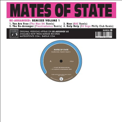 Mates of State: Re-Arranged: Remixes, Vol. 1 (Vinyl LP)