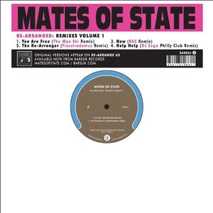 Mates of State: Re-Arranged: Remixes, Vol. 1 (Vinyl LP)