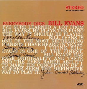 Evans, Bill: Everybody Digs Bill Evans (Vinyl LP)