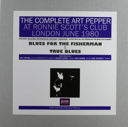 Art Pepper: The Complete Art Pepper At Ronnie Scott's 1980 (Vinyl LP)