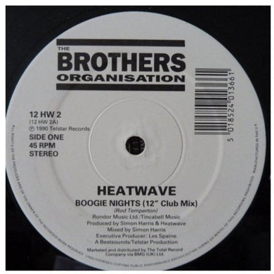Heatwave: Boogie Nights/Too Hot To Handle (12-Inch Single)