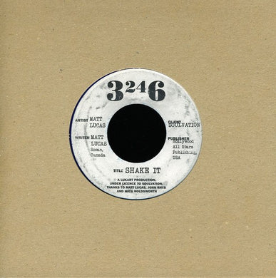 Lucas, Matt: Shake It (7-Inch Single)