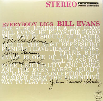 Evans, Bill: Everybody Digs Bill Evans (Vinyl LP)