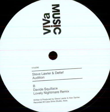 Lawler, Steve & Detlef: Audition (12-Inch Single)