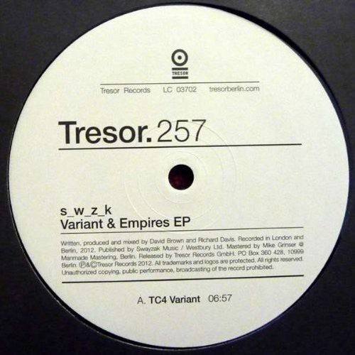 Swzk: Variant & Empires (12-Inch Single)