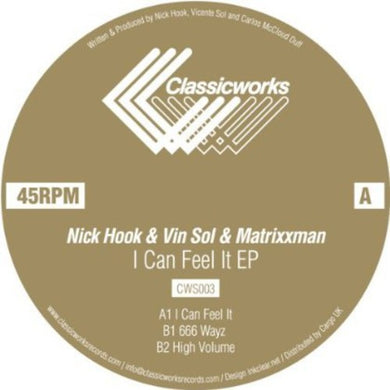 Nick Hook & Vin Sol & Matrixxman: Can Feel It EP (12-Inch Single)