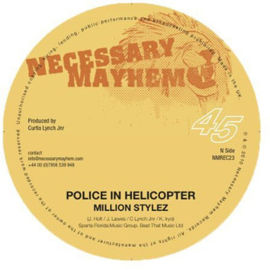 Million Stylez: Police in Helicopter (7-Inch Single)