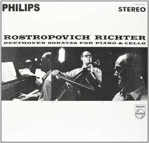 Beethoven / Rostropovich / Richter: Sonatas for Piano & Cello (Vinyl LP)