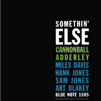 Cannonball Adderley: Somethin Else (Vinyl LP)