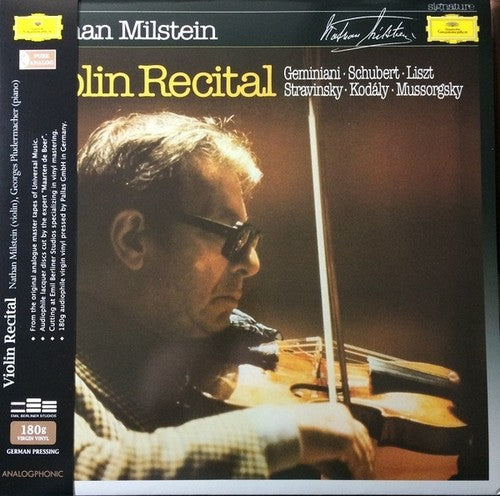 Nathan Milstein: Violin Recital (Vinyl LP)