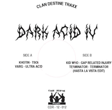 Various: Dark Acid Iv (12-Inch Single)