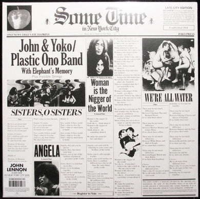 Lennon, John: Some Time in New York City (Vinyl LP)