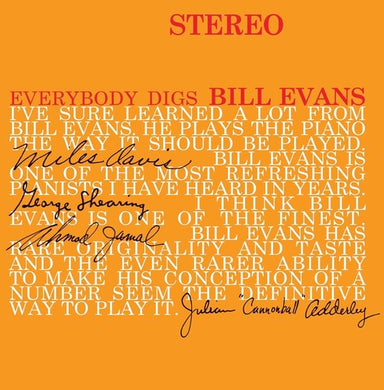 Bill Evans: Everybody Digs Bill Evans (Vinyl LP)