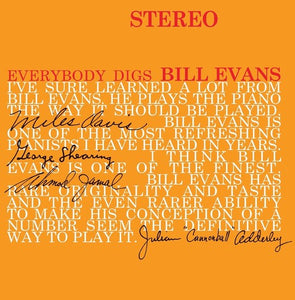 Bill Evans: Everybody Digs Bill Evans (Vinyl LP)