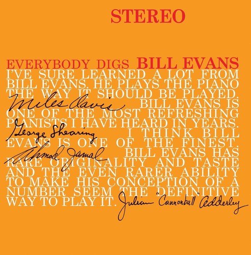 Bill Evans: Everybody Digs Bill Evans (Vinyl LP)