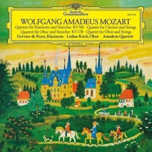 Mozart / De Peyer / Koch / Amadeus Quartet: Clarinet Quintet Oboe Quartet (Vinyl LP)