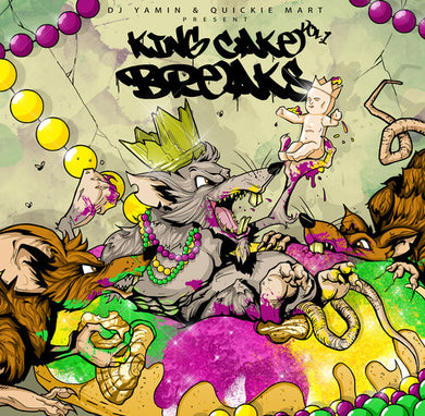 DJ Yamin / Quickie Mart: King Cake Breaks 1 (Vinyl LP)