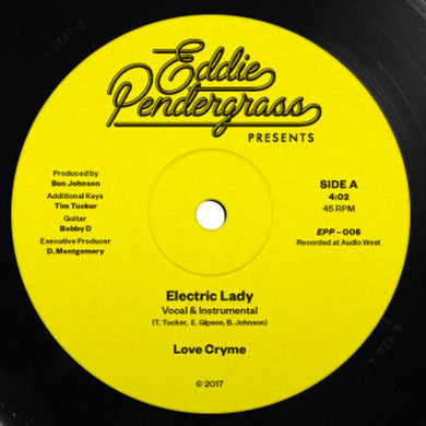 Love Cryme: Electric Lady / Under The N Fluence (12-Inch Single)