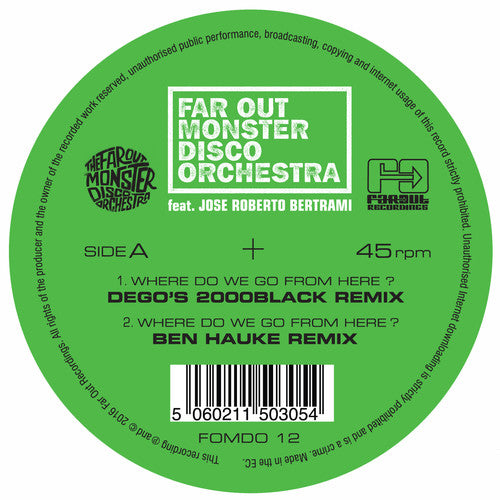 Far Out Monster Disco Orchestra: Where Do We Go from Here (Remixes) (12-Inch Single)