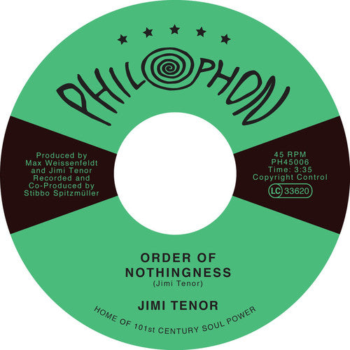 Tenor, Jimi: Order of Nothingness / Tropical Eel (7-Inch Single)