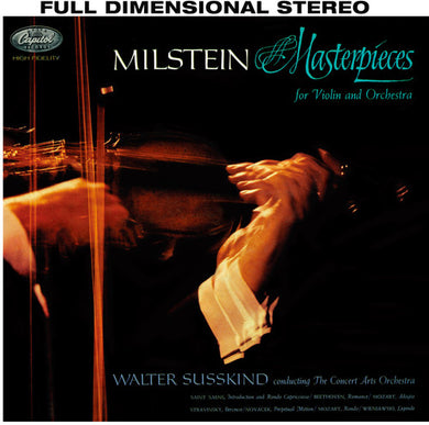 Milstein, Nathan: Masterpieces For Violin & Orchestra (Vinyl LP)