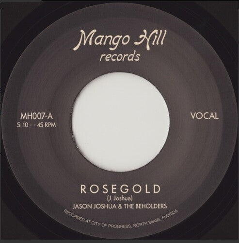 Jason Joshua & the Beholders: Rose Gold (7-Inch Single)