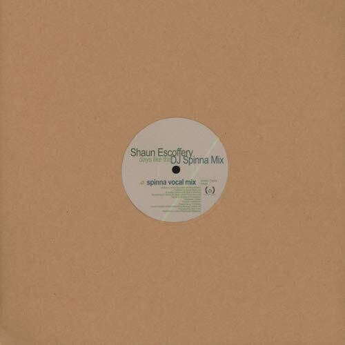 Shawn Escoffery: Days Like This (12-Inch Single)