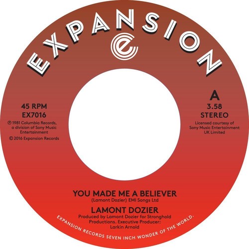 Dozier, Lamont: You Made Me A Believer / Starting Over (We've Made The Necessary Chang (7-Inch Single)