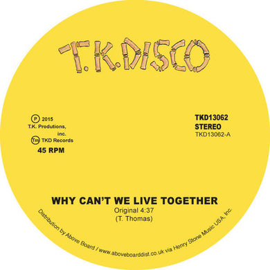 Thomas, Timmy: Why Can't We Live Together (Original and LNTG Remix) (12-Inch Single)