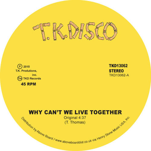 Thomas, Timmy: Why Can't We Live Together (Original and LNTG Remix) (12-Inch Single)